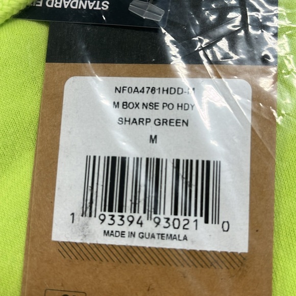 The North Face Men’s Pullover Hoodie Sharp Green Size M NWT 913 - Picture 6 of 6